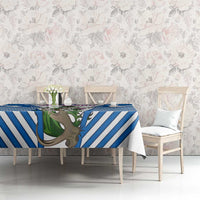 Scotland Thistle and Saltire Tablecloth with Blue and White National Design - Wonder Print Shop