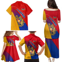 Armenia Flag Colors Family Matching Puletasi and Hawaiian Shirt with National Emblem and Map Design - Wonder Print Shop