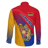 Armenia Flag Colors Family Matching Puletasi and Hawaiian Shirt with National Emblem and Map Design - Wonder Print Shop