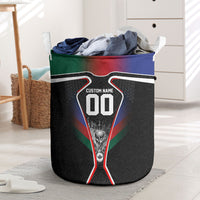 Personalized World Football 2026 Host Nations Laundry Basket USA Canada Mexico Soccer Trophy