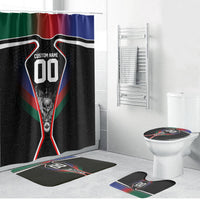 Personalized World Football 2026 Host Nations Bathroom Set USA Canada Mexico Soccer Trophy