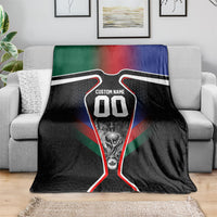 Personalized World Football 2026 Host Nations Blanket USA Canada Mexico Soccer Trophy