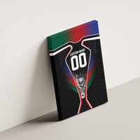 Personalized World Football 2026 Host Nations Canvas Wall Art USA Canada Mexico Soccer Trophy
