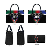 Personalized World Football 2026 Host Nations Leather Bag USA Canada Mexico Soccer Trophy