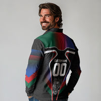 Personalized World Football 2026 Host Nations Long Sleeve Polo Shirt USA Canada Mexico Soccer Trophy