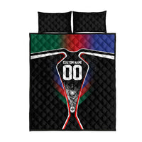 Personalized World Football 2026 Host Nations Quilt Bed Set USA Canada Mexico Soccer Trophy