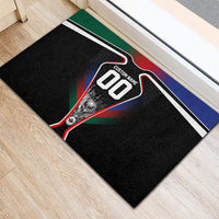Personalized World Football 2026 Host Nations Rubber Doormat USA Canada Mexico Soccer Trophy