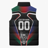 Personalized World Football 2026 Host Nations Sleeveless Puffer Jacket USA Canada Mexico Soccer Trophy