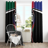 Personalized World Football 2026 Host Nations Window Curtain USA Canada Mexico Soccer Trophy