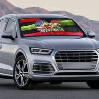 Happy 250th You Still Owe Us Black Pride Auto Sun Shade Pan African Flag Broken Chains - Statue Of Liberty