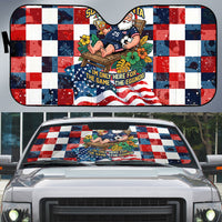 USA Soccer Summer Christmas In July Auto Sun Shade Summer Santa World Football 2026
