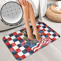 USA Soccer Summer Christmas In July Bathroom Set Summer Santa World Football 2026