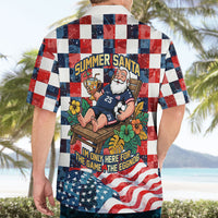 USA Soccer Summer Christmas In July Hawaiian Shirt Summer Santa World Football 2026