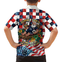 USA Soccer Summer Christmas In July Hawaiian Shirt Summer Santa World Football 2026