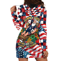 USA Soccer Summer Christmas In July Hoodie Dress Summer Santa World Football 2026