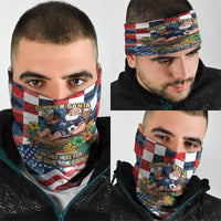 USA Soccer Summer Christmas In July Neck Gaiter Summer Santa World Football 2026