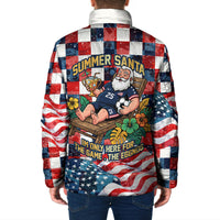 USA Soccer Summer Christmas In July Padded Jacket Summer Santa World Football 2026