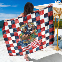 USA Soccer Summer Christmas In July Sarong Summer Santa World Football 2026