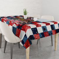 USA Soccer Summer Christmas In July Tablecloth Summer Santa World Football 2026