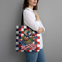 USA Soccer Summer Christmas In July Tote Bag Summer Santa World Football 2026