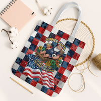 USA Soccer Summer Christmas In July Tote Bag Summer Santa World Football 2026