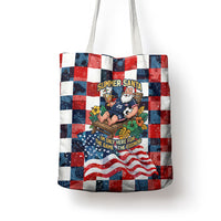 USA Soccer Summer Christmas In July Tote Bag Summer Santa World Football 2026