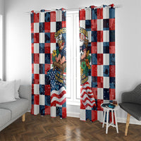 USA Soccer Summer Christmas In July Window Curtain Summer Santa World Football 2026
