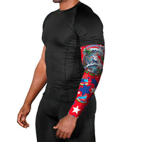 Christmas In July USA Soccer Arm Sleeves Surfing Santa Flamingo Summer Watermelon