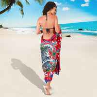 Christmas In July USA Soccer Sarong Surfing Santa Flamingo Summer Watermelon