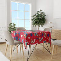 Christmas In July USA Soccer Tablecloth Surfing Santa Flamingo Summer Watermelon