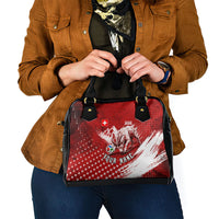 Personalized Switzerland Ibex Soccer 2026 Shoulder Handbag Grunge Swiss Football Cross Mountain