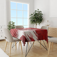 Personalized Switzerland Ibex Soccer 2026 Tablecloth Grunge Swiss Football Cross Mountain