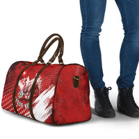 Personalized Switzerland Ibex Soccer 2026 Travel Bag Grunge Swiss Football Cross Mountain