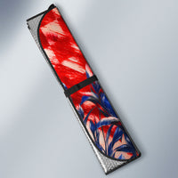 Personalized Croatia Marten Soccer 2026 Auto Sun Shade Football Grunge Checkerboard Croatian Iris Floral
