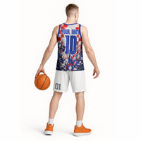 Personalized Croatia Marten Soccer 2026 Basketball Jersey Football Grunge Checkerboard Croatian Iris Floral