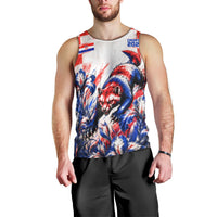 Personalized Croatia Marten Soccer 2026 Men Tank Top Football Grunge Checkerboard Croatian Iris Floral