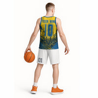 Personalized Sweden Dala Horse Soccer Basketball Jersey Grunge Swedish Flag Cheering Fans Floral