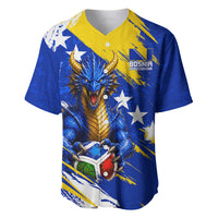 Personalized Bosnia Herzegovina Dragon Soccer Baseball Jersey Bosnian Football Flag Stars Fleur De Lis Grunge