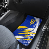 Personalized Bosnia Herzegovina Dragon Soccer Car Mats Bosnian Football Flag Stars Fleur De Lis Grunge