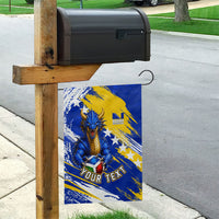 Personalized Bosnia Herzegovina Dragon Soccer Garden Flag Bosnian Football Flag Stars Fleur De Lis Grunge