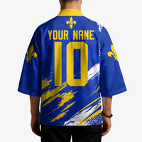 Personalized Bosnia Herzegovina Dragon Soccer Kimono Bosnian Football Flag Stars Fleur De Lis Grunge