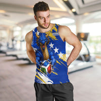 Personalized Bosnia Herzegovina Dragon Soccer Men Tank Top Bosnian Football Flag Stars Fleur De Lis Grunge