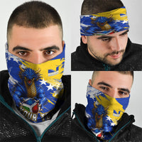 Personalized Bosnia Herzegovina Dragon Soccer Neck Gaiter Bosnian Football Flag Stars Fleur De Lis Grunge