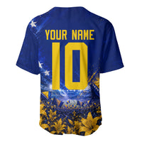 Personalized Bosnia Herzegovina Dragon Soccer Baseball Jersey Football Golden Lily Bosnian Flag Cheering Fans