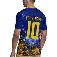 Personalized Bosnia Herzegovina Dragon Soccer Rugby Jersey Football Golden Lily Bosnian Flag Cheering Fans