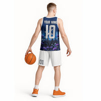 Personalized Scotland Red Lion Soccer Basketball Jersey Scottish Saltire Flag Purple Thistle Cheering Fans