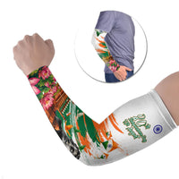 India 80th Independence Day Arm Sleeves Ashoka Chakra Lotus Landmarks Shiva