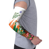 India 80th Independence Day Arm Sleeves Ashoka Chakra Lotus Landmarks Shiva