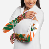 India 80th Independence Day Arm Sleeves Ashoka Chakra Lotus Landmarks Shiva