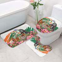 India 80th Independence Day Bathroom Set Ashoka Chakra Lotus Landmarks Shiva